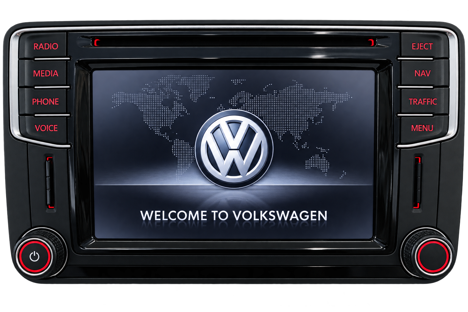 VW Discover Media / Composition Media Startbildschirm